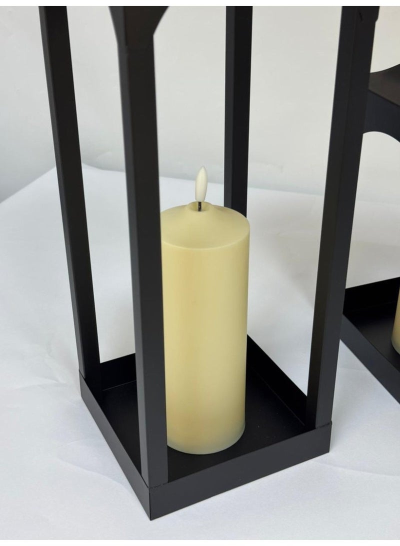 ليفينج مجموعة فوانيس رمضان 2قطع اسود - Image 5